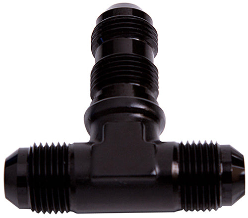 Aeroflow AF834-20BLK Bulkhead Tee -20AN Black Bulkhead On Side