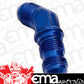 Aeroflow AF837-12 45 Deg Bulkhead -12AN Blue Bulkhead Seperate