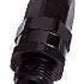 Aeroflow AF840-10BLK Male -10AN to -10AN Hose End Black Straight Male to Male