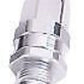 Aeroflow AF840-10S Male -10AN to -10AN Hose End Silver Straight Male to Male