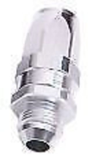 Aeroflow Performance Products AF840-10S Male -10AN to -10AN Hose End Silver Straight Male to Male