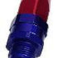 Aeroflow AF840-12 Male -12AN to -12AN Hose End Blue Straight Male to Male