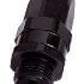 Aeroflow AF840-12BLK Male -12AN to -12AN Hose End Black Straight Male to Male