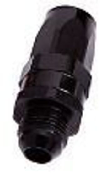 Aeroflow Performance Products AF840-12BLK Male -12AN to -12AN Hose End Black Straight Male to Male