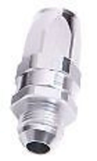 Aeroflow Performance Products AF840-12S Male -12AN to -12AN Hose End Silver Straight Male to Male