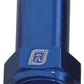 Aeroflow AF841-04-01 Male 1/16" NPT to 1/4" Barb Blue Straight Male to Male