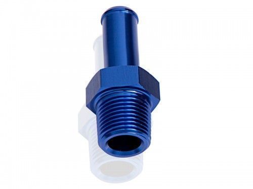 Aeroflow AF841-05 Male 1/8" NPT to 5/16" Barb Blue Straight Male to Male
