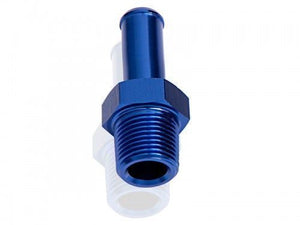 Aeroflow AF841-05 Male 1/8" NPT to 5/16" Barb Blue Straight Male to Male