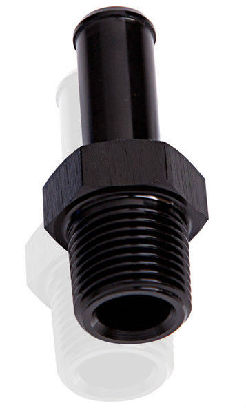 Aeroflow AF841-05BLK Male 1/8" NPT to 5/16" Barb Black Straight Male to Male
