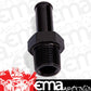 Aeroflow AF841-05BLK Male 1/8" NPT to 5/16" Barb Black Straight Male to Male