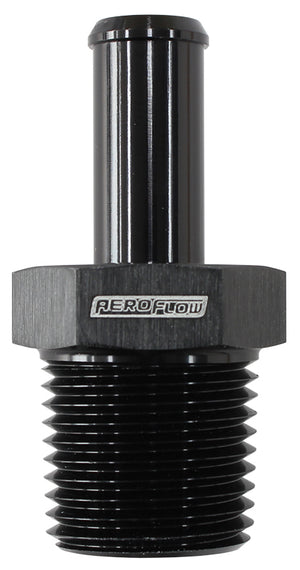 Aeroflow AF841-06-10ANBLK Male 3/8" NPT to -10 100/450 Series Braided Hose AN Size