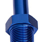 Aeroflow AF841-08-06 Male 1/2" NPT to 3/8" Barb Blue Straight Male to Male