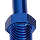 Aeroflow AF841-08-12 Male 1/2" NPT to 3/4" Barb Blue Straight Male to Male