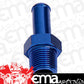 Aeroflow AF841-08-12 Male 1/2" NPT to 3/4" Barb Blue Straight Male to Male