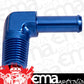 Aeroflow AF842-05 90 Deg 1/8" NPT to 5/16" Barb Blue 90 Deg Male to Male