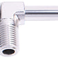Aeroflow AF842-05S 90 Deg 1/8" NPT to 5/16" Barb Silver 90 Deg Male to Male