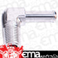 Aeroflow AF842-05S 90 Deg 1/8" NPT to 5/16" Barb Silver 90 Deg Male to Male
