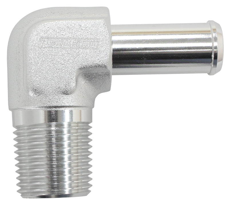 Aeroflow AF842-06-06ANS 90 Deg 3/8" NPT to -6 100/450 Series Braided Hose AN Size