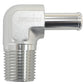Aeroflow AF842-08-06ANS 90 Deg 1/2" NPT to -6 100/450 Series Braided Hose AN Size