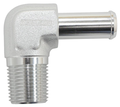 Aeroflow Performance Products AF842-08ANS 90 Deg 3/8" NPT to -8 100/450 Series Braided Hose AN Size