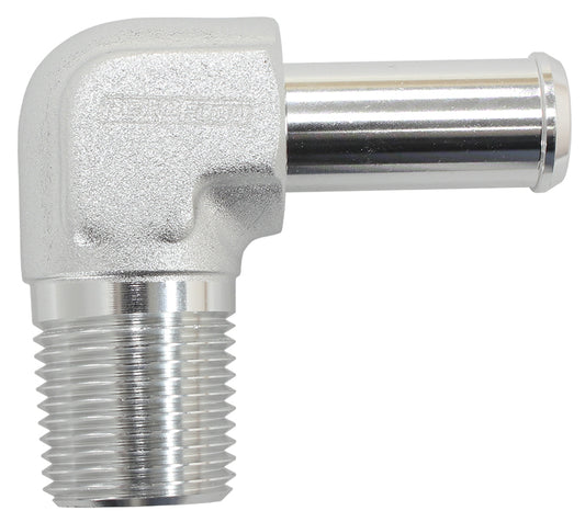 Aeroflow Performance Products AF842-08ANS 90 Deg 3/8" NPT to -8 100/450 Series Braided Hose AN Size
