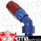 Aeroflow AF844-06-08 45 Deg -6 Hose to Male -8 Thread