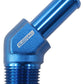 Aeroflow AF845-04AN 45 Deg 1/8" NPT to -4 100/450 Series Hose Blue suits Braided