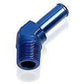 Aeroflow AF845-10 45 Deg 1/2" NPT to 5/8" Barb Blue 45 Deg Male to Male