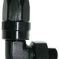 Aeroflow 100 & 450 series braided hose TAPER STYLE 90 END MALE -12 ORB TO -10 BLACK Aeroflow Performance Products AF849-10-12BLK