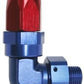 Aeroflow 100 & 450 series braided hose 90 Deg -16 ORB to -12AN Blue Swivel Aeroflow Performance Products AF849-12-16