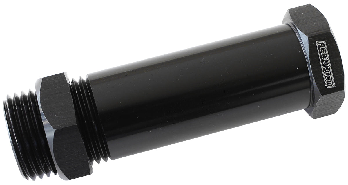 Universal Through Frame Bulkhead - Black (With x2 -6 ORB Ports)
