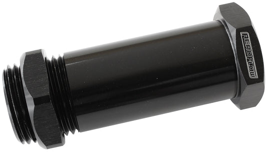 Universal Through Frame Bulkhead - Black (With x2 -8 ORB Ports)