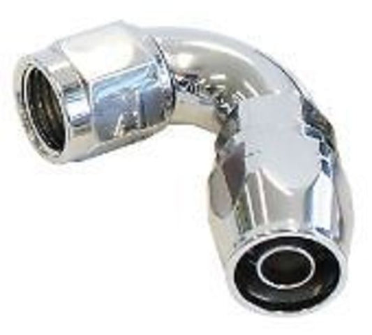 Aeroflow 100 & 450 series braided hose Elite 120 Deg -4AN End Elite Show Quality Full Flow Aeroflow Performance Products AF884-04