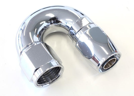 Aeroflow AF886-08 Elite 180 Deg -8AN Hose End Elite Show Quality Full Flow