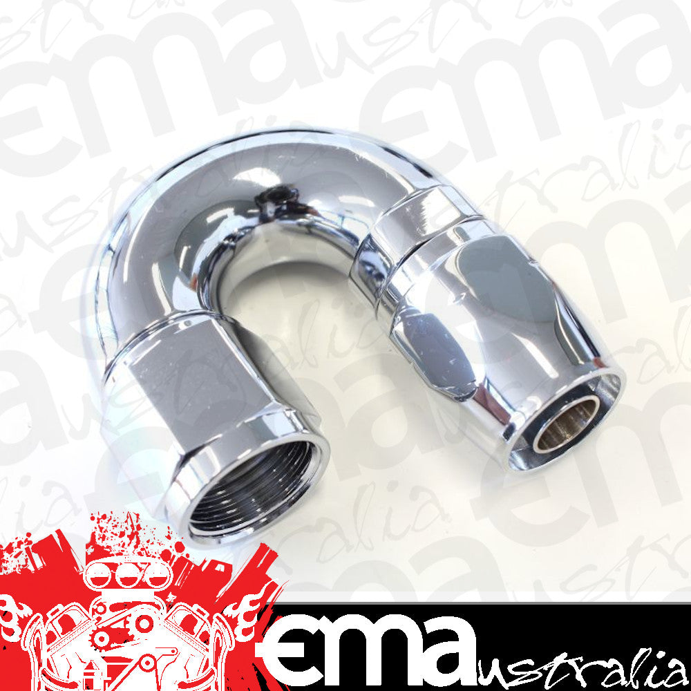 Aeroflow AF886-08 Elite 180 Deg -8AN Hose End Elite Show Quality Full Flow