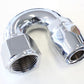 Aeroflow AF886-12 Elite 180 Deg -12AN Hose End Elite Show Quality Full Flow