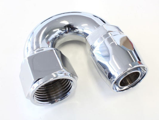 Aeroflow AF886-12 Elite 180 Deg -12AN Hose End Elite Show Quality Full Flow