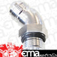 Aeroflow AF902-03S 45 Deg -3ORB to -3AN Complete with Jam Nut & O-Ring Silver