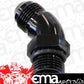 Aeroflow AF902-12BLK 45 Deg -12ORB to -12AN Complete with Jam Nut & O-Ring Black