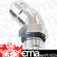 Aeroflow AF902-12S 45 Deg -12ORB to -12AN Complete with Jam Nut & O-Ring Silver