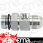 Aeroflow AF904-08S -8ORB to -8AN with 1/8" Port Silver