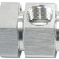 Aeroflow AF904-08S -8ORB to -8AN with 1/8" Port Silver