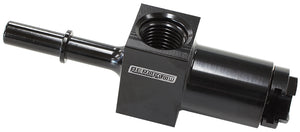 Aeroflow AF905-02BLK 3/8" Female to Male with 1/8" Port Blue Quick Connect Efi