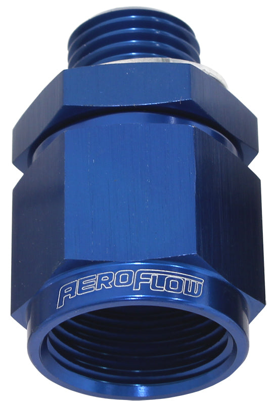 Aeroflow AF906-08-M14 M14 x 1.5 to -8 Female Swivel Blue Washer Seal