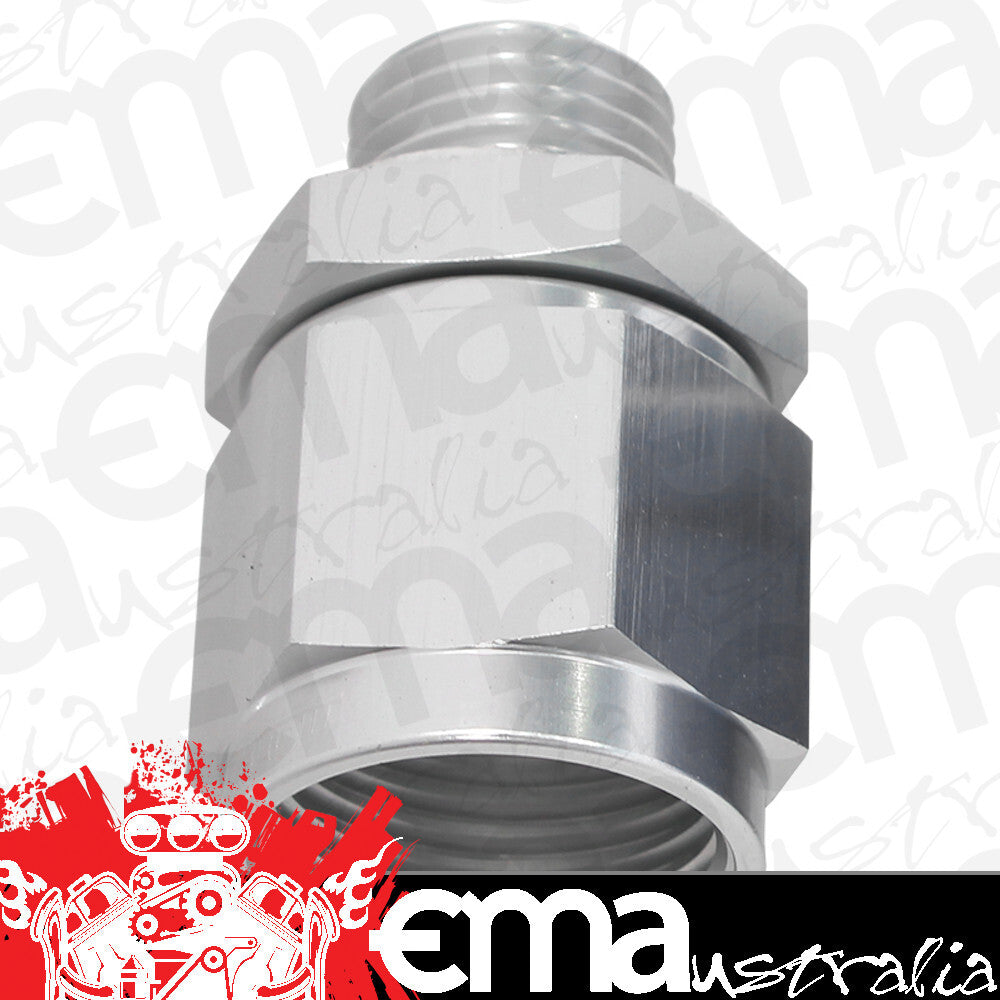 Aeroflow AF906-08-M14S M14 x 1.5 to -8 Female Swivel Silver Washer Seal