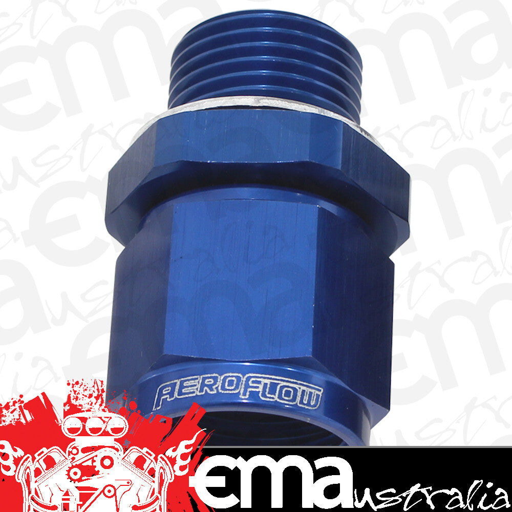 Aeroflow AF906-08-M18 M18 x 1.5 to -8 Female Swivel Blue Washer Seal