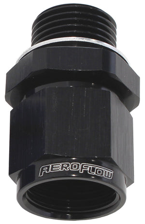 Aeroflow AF906-08-M18BLK M18 x 1.5 to -8 Female Swivel Black Washer Seal