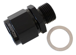 Aeroflow AF906-10-M18BLK M18 x 1.5 to -10 Female Swivelblack Washer Seal