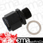Aeroflow AF906-10-M18BLK M18 x 1.5 to -10 Female Swivelblack Washer Seal