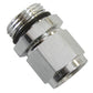 Aeroflow AF907-08-12S -12ORB > Female -8 Swivel Nut Silver